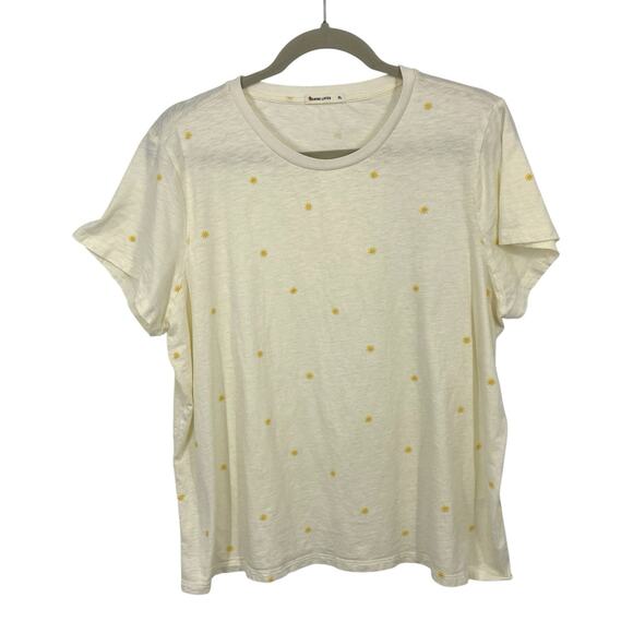 Marine Layer White Tee with Yellow sunshines - Picture 10 of 10